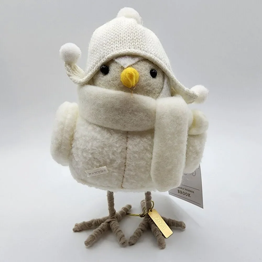 Target Wondershop Featherly Friends BROOK Fabric Bird Scarf & Hat 2023 Holiday